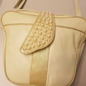 80s Vintage EUC  beautiful pearl embellished bag.